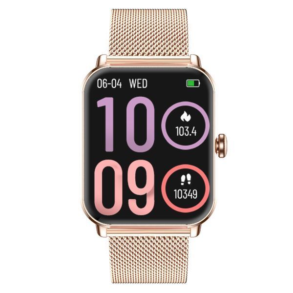 Смарт годинник Smart Eva Gold, 2 ремінці 377 фото