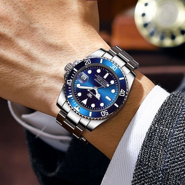 Чоловічий годинник Hemsut Zurich Carekiso Nylon Blue, 2 ремінці 777 фото
