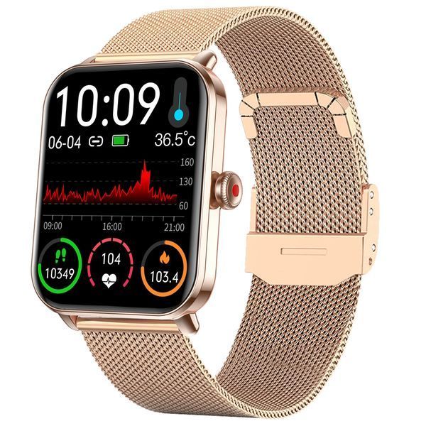 Смарт годинник Smart Eva Gold, 2 ремінці 377 фото
