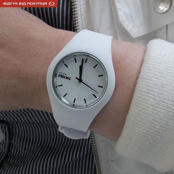 Дитячий годинник Skmei Rubber White 9068C 78 фото