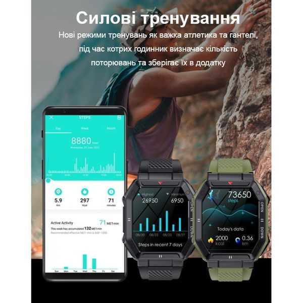 Смарт годинник Smart Everest Black 228 фото