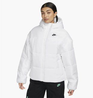 Куртка жіноча Nike Sportswear Classic Puffer Therma-Fit Loose Hooded Jacket 1676 фото