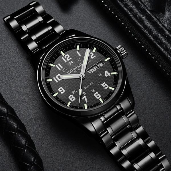 Чоловічий годинник Carnival Black Jack 129 фото