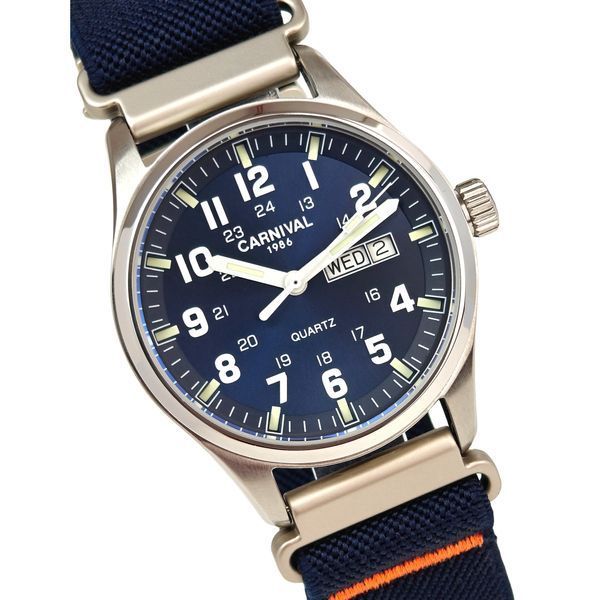 Чоловічий годинник Carnival Millenium Indigo Blue, 2 ремінці 779 фото