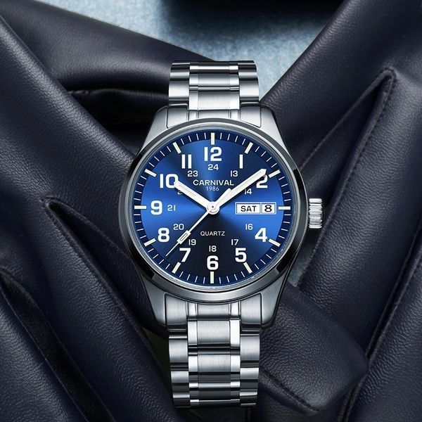 Чоловічий годинник Carnival Millenium Indigo Blue, 2 ремінці 779 фото