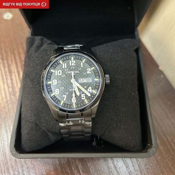 Чоловічий годинник Carnival Black Jack 129 фото