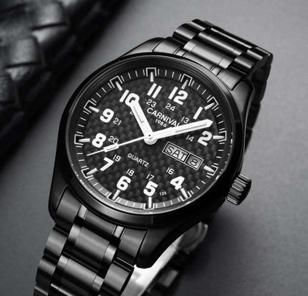 Чоловічий годинник Carnival Black Jack 129 фото