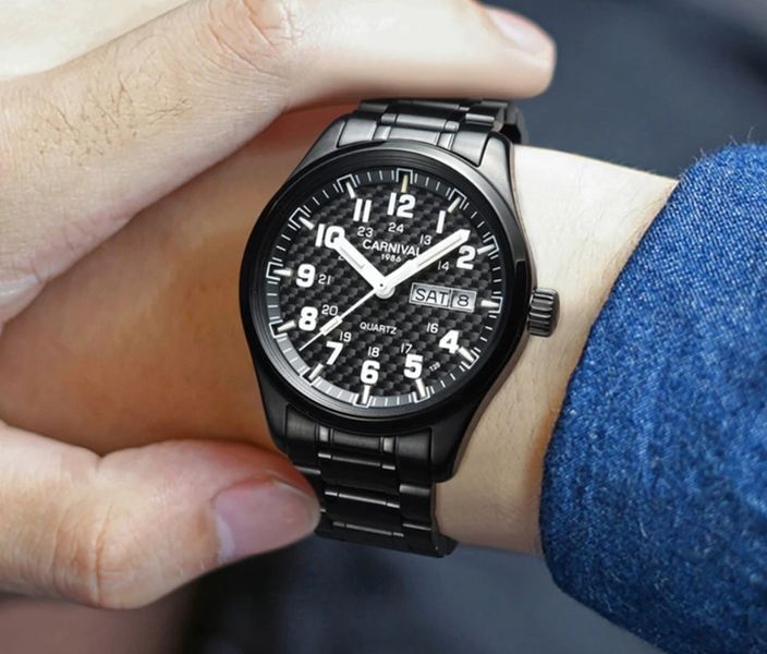 Чоловічий годинник Carnival Black Jack 129 фото