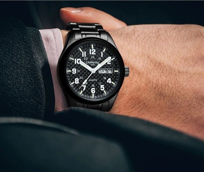 Чоловічий годинник Carnival Black Jack 129 фото