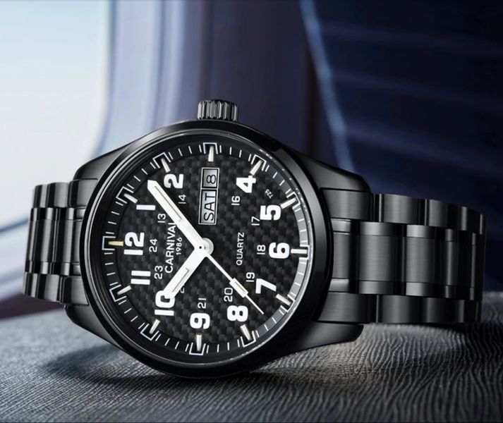 Чоловічий годинник Carnival Black Jack 129 фото