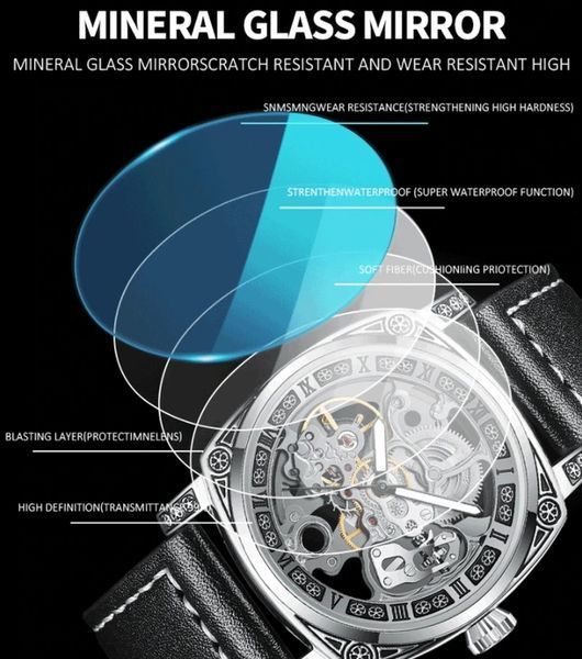 Чоловічий годинник WishDoIt Baron Steel, 2 ремінці 730 фото