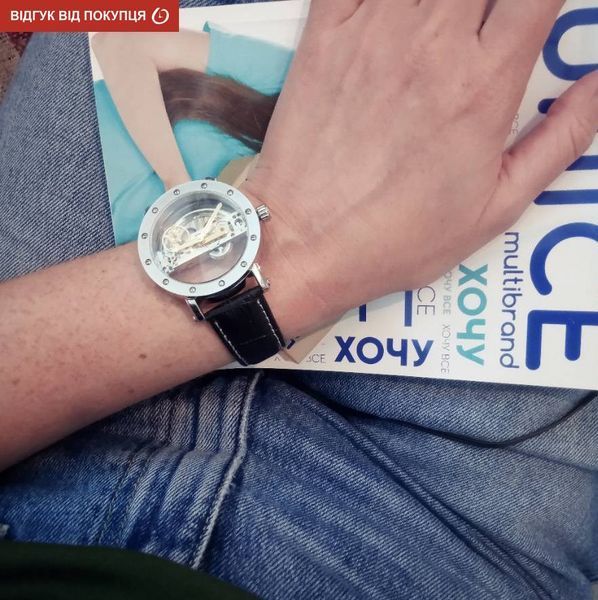 Жіночий годинник Forsining Air Silver II 30 фото