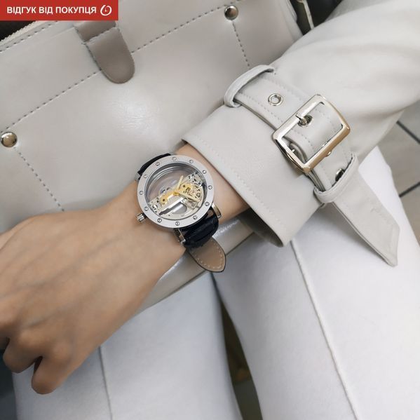 Жіночий годинник Forsining Air Silver II 30 фото