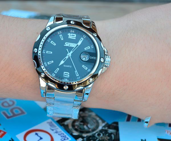 Чоловічий годинник Skmei Robby Steel 0992S 31 фото