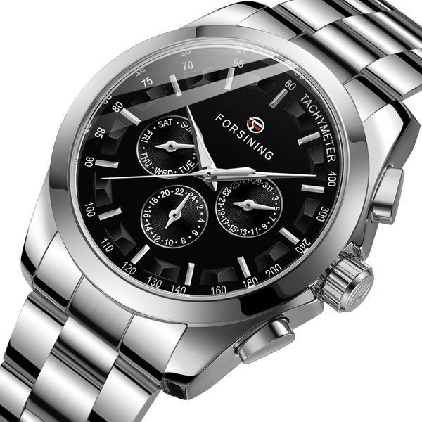 Чоловічий годинник Forsining Walker Steel 131 фото