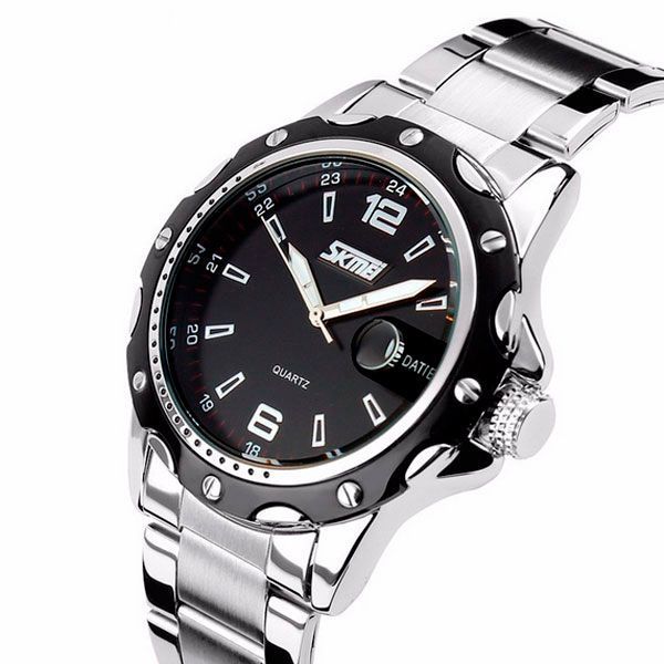 Чоловічий годинник Skmei Robby Steel 0992S 31 фото