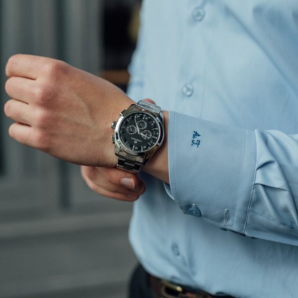Чоловічий годинник Forsining Walker Steel 131 фото