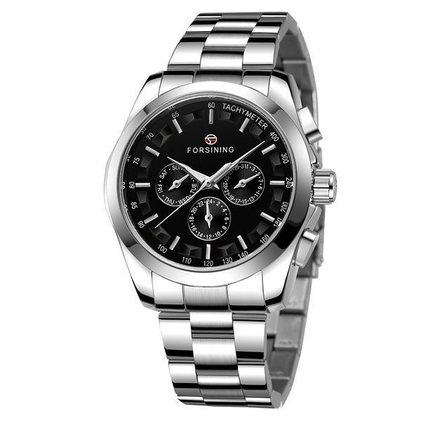 Чоловічий годинник Forsining Walker Steel 131 фото