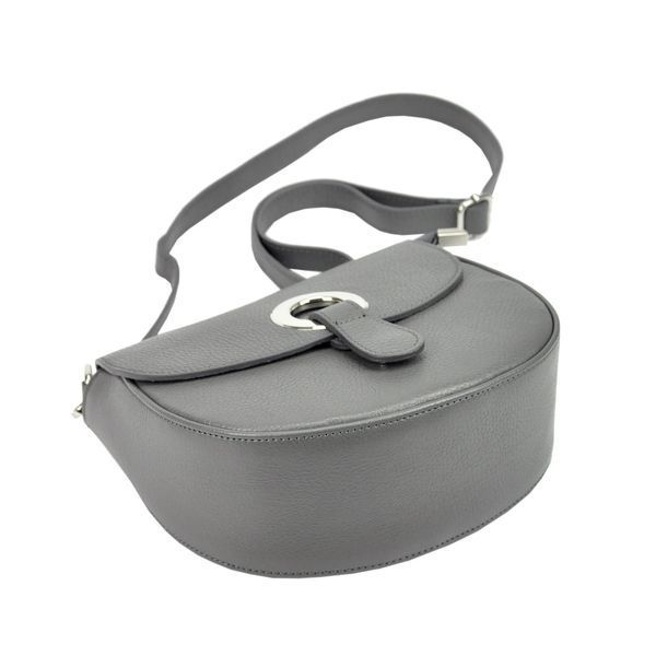 Жіноча шкіряна сумка Patrizia Piu 419-034 Сірий 4631 фото