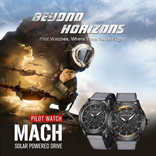 Чоловічий годинник North Edge Mach New 381 фото