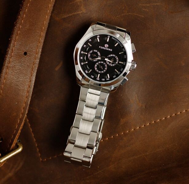 Чоловічий годинник Forsining Walker Steel 131 фото