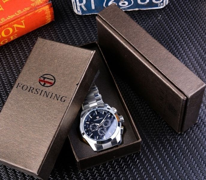 Чоловічий годинник Forsining Walker Steel 131 фото