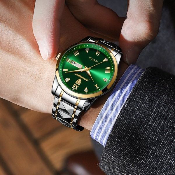 Чоловічий годинник Poedagar Omega 382 фото