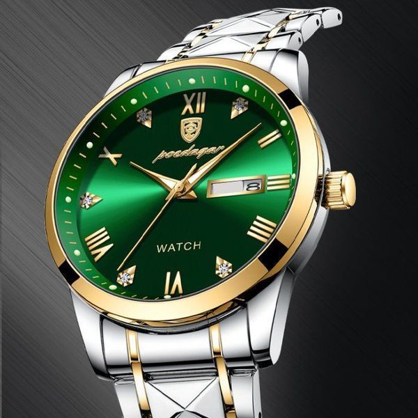Чоловічий годинник Poedagar Omega 382 фото