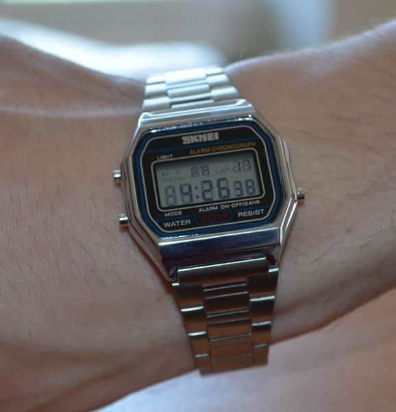 Чоловічий годинник Skmei Popular Silver 1123S 83 фото