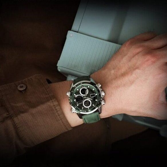 Чоловічий годинник Naviforce Fly ArmyGreen 183 фото