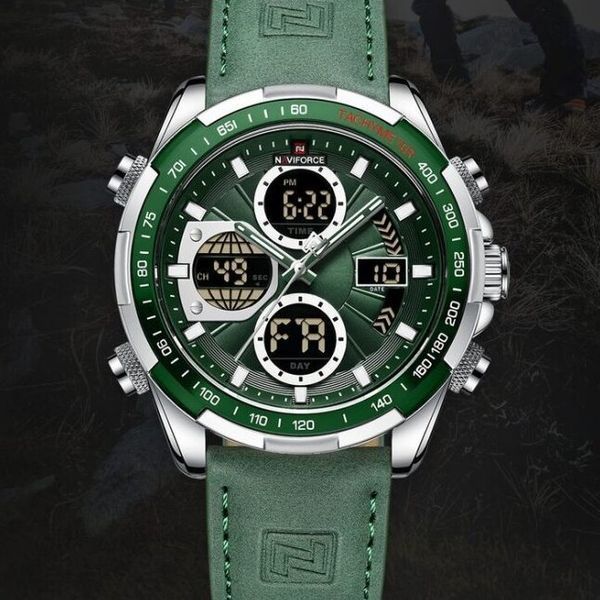 Чоловічий годинник Naviforce Fly ArmyGreen 183 фото