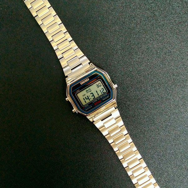 Чоловічий годинник Skmei Popular Silver 1123S 83 фото