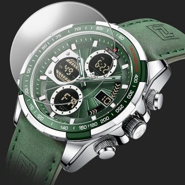 Чоловічий годинник Naviforce Fly ArmyGreen 183 фото