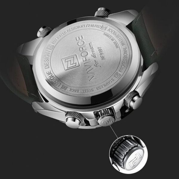 Чоловічий годинник Naviforce Fly ArmyGreen 183 фото