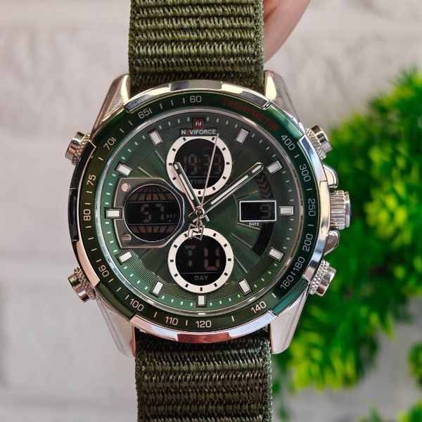 Чоловічий годинник Naviforce Fly ArmyGreen 183 фото