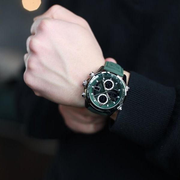 Чоловічий годинник Naviforce Fly ArmyGreen 183 фото