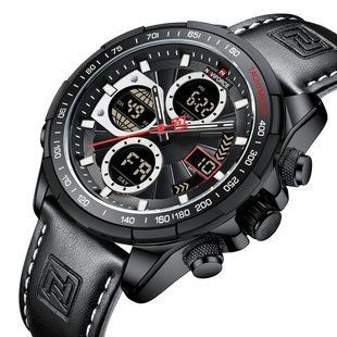 Чоловічий годинник Naviforce Fly Black 184 фото