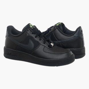 Кросівки жіночі Nike Ir Force 1 Low Crater Gs Triple Black 1202 фото
