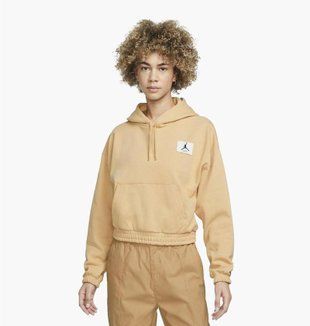 Кофта жіночі Jordan Air Essentials Fleece Hoodie Beige 1638 фото