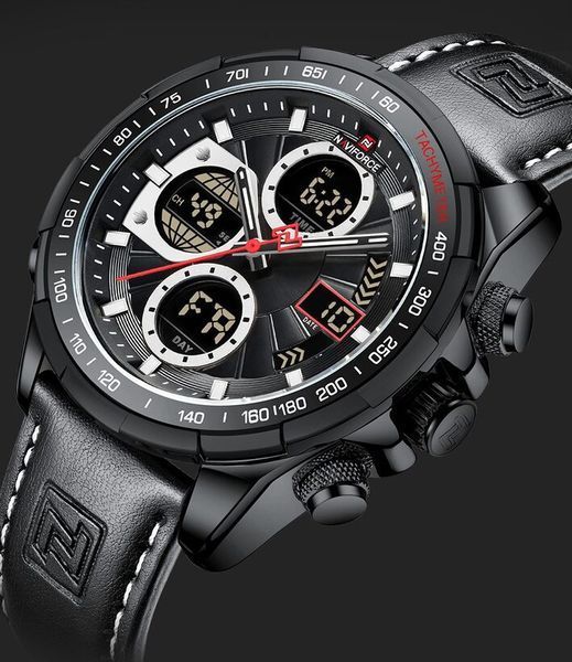 Чоловічий годинник Naviforce Fly Black 184 фото