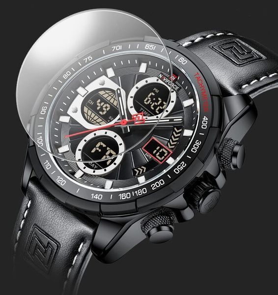 Чоловічий годинник Naviforce Fly Black 184 фото