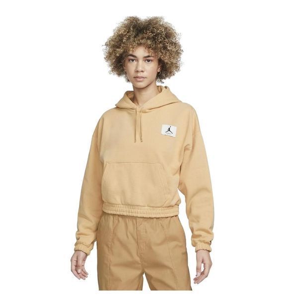 Кофта жіночі Jordan Air Essentials Fleece Hoodie Beige 1638 фото