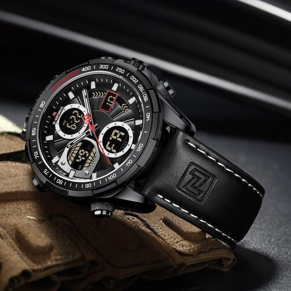 Чоловічий годинник Naviforce Fly Black 184 фото
