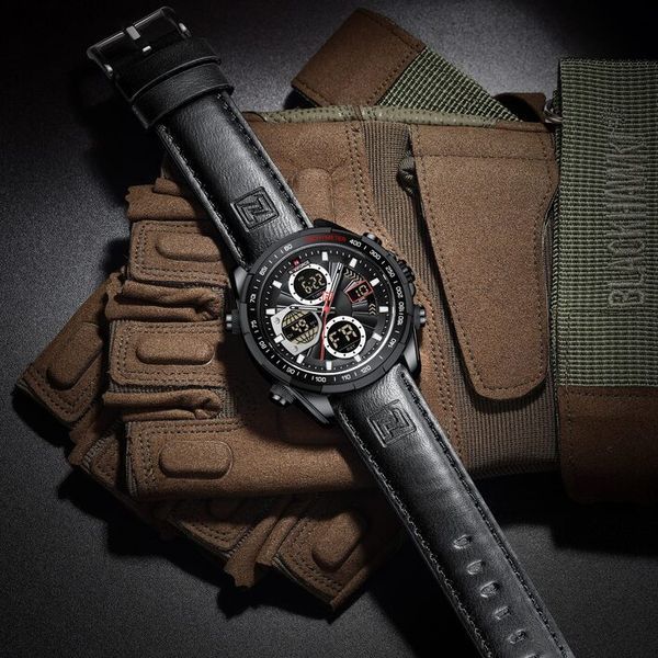 Чоловічий годинник Naviforce Fly Black 184 фото