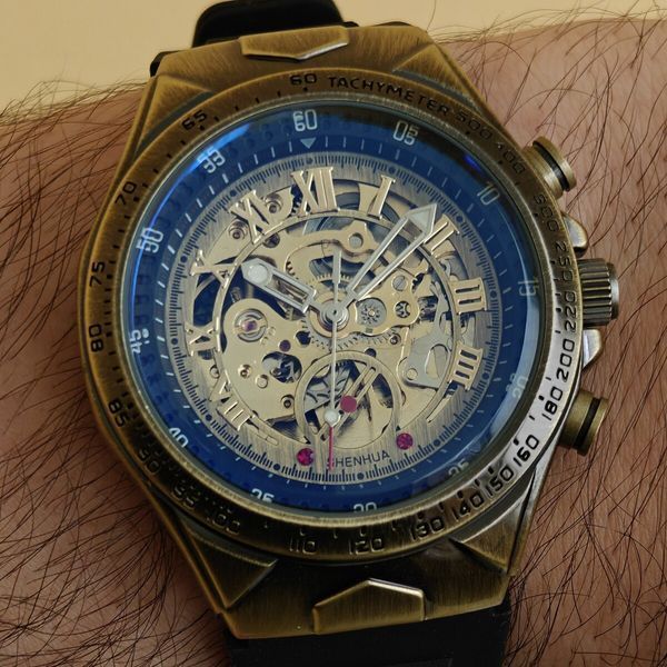 Чоловічий годинник Winner Status Rubber, 2 ремінці 734 фото
