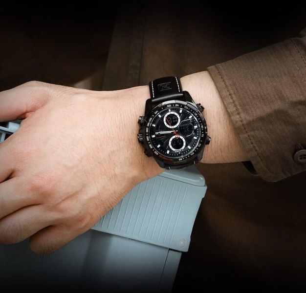 Чоловічий годинник Naviforce Fly Black 184 фото
