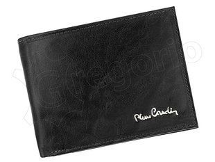 Чоловічий шкіряний гаманець Pierre Cardin FOSSIL TILAK12 325 RFID Чорний - 4406 фото