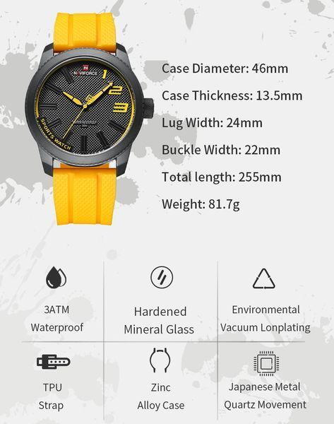 Чоловічий годинник Naviforce Kvantum 235 фото