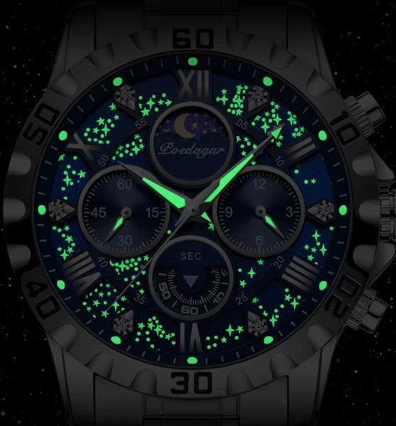 Чоловічий годинник Poedagar MoonLight 535 фото