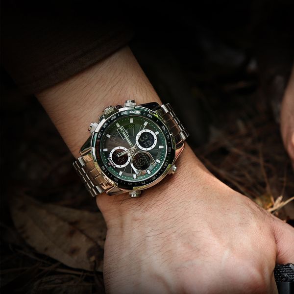 Чоловічий годинник Naviforce Fly Steel 685 фото